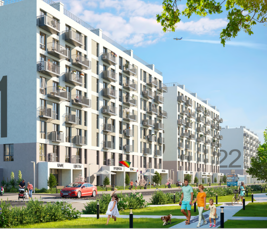 В продаже студии и квартиры в новом строящемся комплексе  Республика.
Комплекс расположен в 18 км от столицы Крыма г. Симферополя. В настоящее время уже сдана первая очередь домов - на территории будет построено 22 восьмиэтажных дома, новый детский сад, разнообразные места отдыха, спортивные и дет